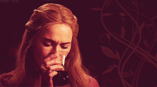 Game of Thrones Drinking GIFs Cersei