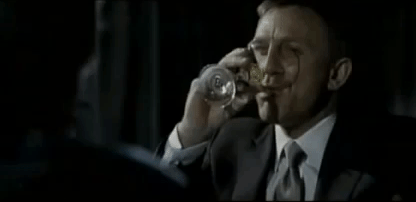 Drinking GIFs - Quantum of Solace 