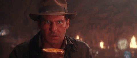 Drinking GIFs - Indiana Jones and the Last Crusade